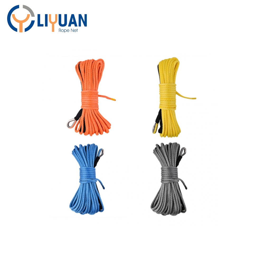 Yiliyuan Double Braided Uhmwpe Rope Support Customized Length for Marine and Slings