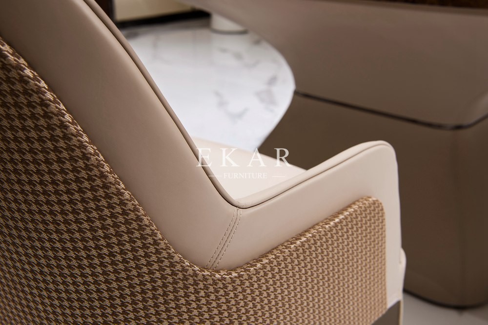 Modern Deluxe Chair Elegant Luxury Leather Dining Chair W001D5A