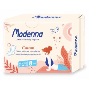 China Unscented Organic Cotton Sanitary Napkins 320mm Super Absorbency wholesale