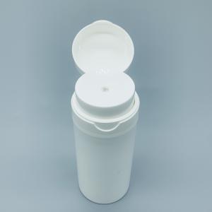 China Plastic White PP Airless Bottle For Cosmetic Packaging 50ml wholesale