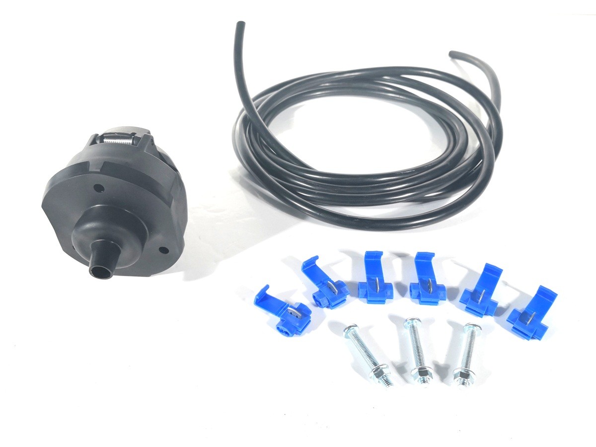 12V 7 Pole Trailer Wiring Harness Standard Size With Metal Accessories