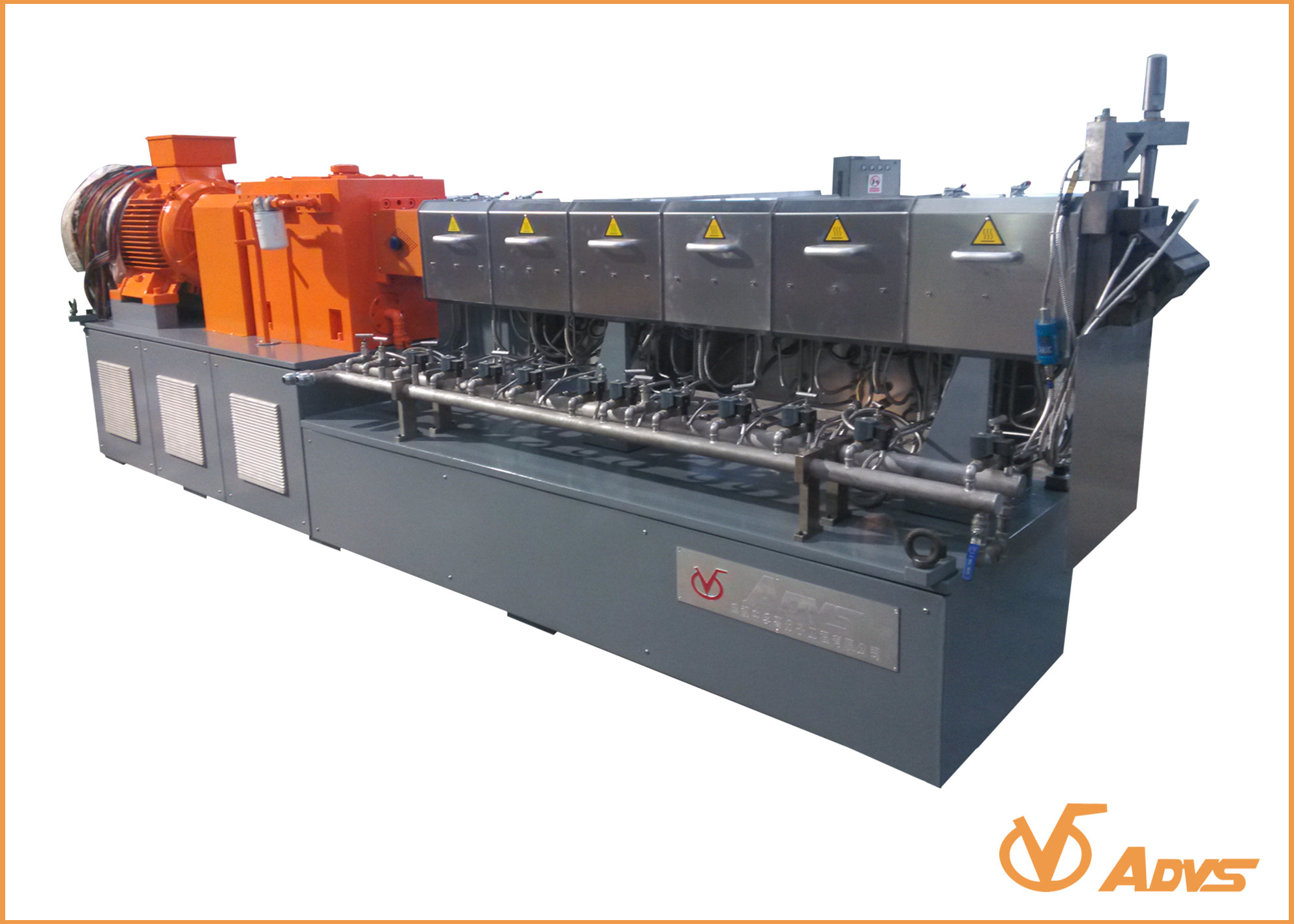 Twin Screw Extruder HPL75 Model for materbatch 500-700kg/h