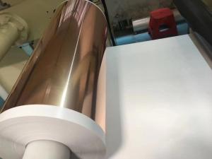 China 9um 10um 12um Rolled Ultra Thin Copper Foil For Li Ion Battery High Precision wholesale