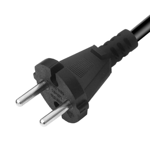 XianD supply tv 2 Pin eu Plug Electric Supply KC approved 360 extension hair