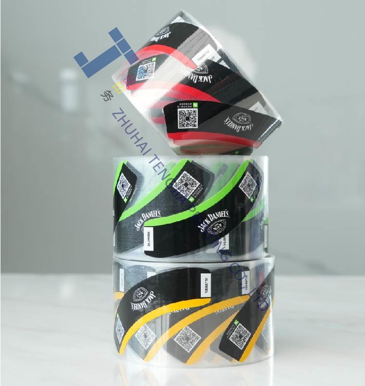 Rolls Sheets Packaging Wine Sticker Label Full Color Printing