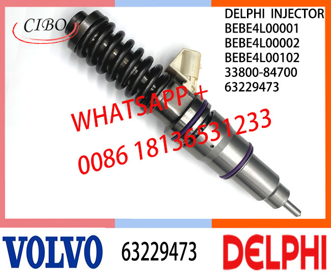 Fuel engine Diesel Injector 33800-84700 BEBE4L00001 BEBE4L00002 BEBE4L00102 63229473 E3.5 for HYUNDAI L ENGINE WITH EGR