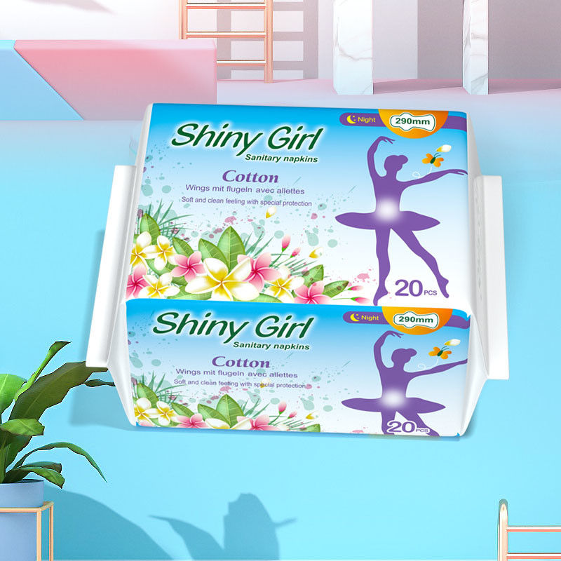 Ultra Thin Cotton Disposable Menstrual Pads Breathable Winged Sanitary Pad