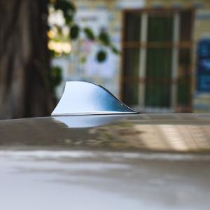 China Dual Band VHF UHF Carbon Roof Radio Aerial Magnetic Mount Universal Car Shark Fin Antenna wholesale