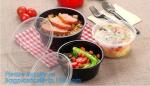 Take-away food package 3000ml large plastic salad bowls,PP white 700ml