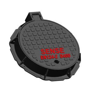 China EN124-2 Standard D400 Frame Circular Manhole Cover ICMQ Certified Road Surfaces wholesale