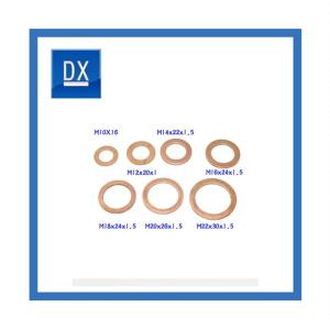 China Oil Screw Plug Copper Gasket Metal Stamping Parts wholesale