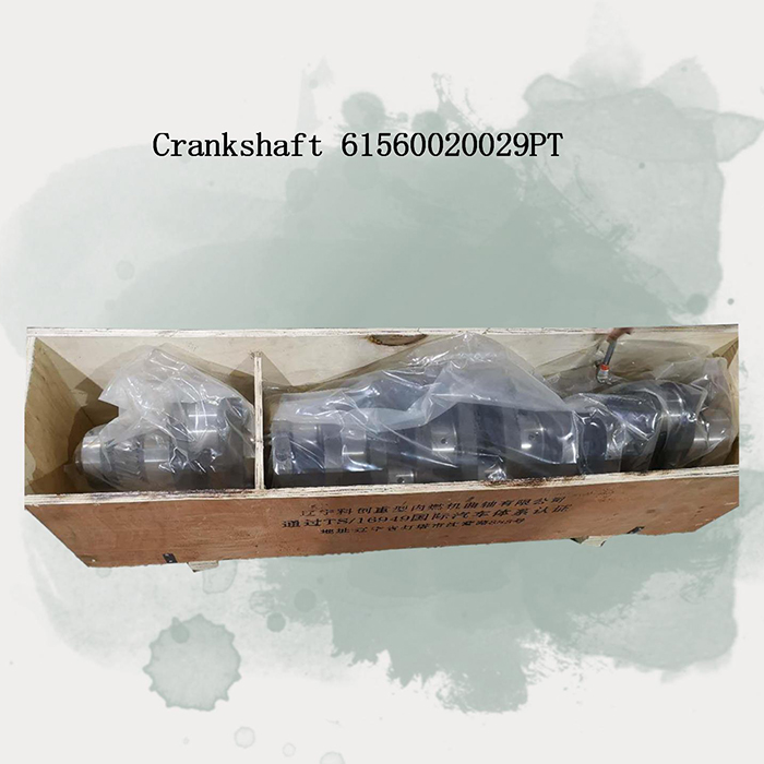 Standard Stainless Steel Diesel Crankshaft for HOWO SHACMAN FAW Deutz Weichai Engine WD615 WD10 WP12 61560020029 Forging