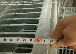 China 100 X 10 Duty Industrial Floor Grates Ramps Docks Non - Slip Stress Resistance wholesale