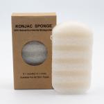 Wave Shaped Natural Soft Organic Skincare Body Bath Konjac Sponge