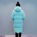 FODARLLOY F23516 Ladies Warm Hooded Cotton-padded Clothes Women Slim Long Winter