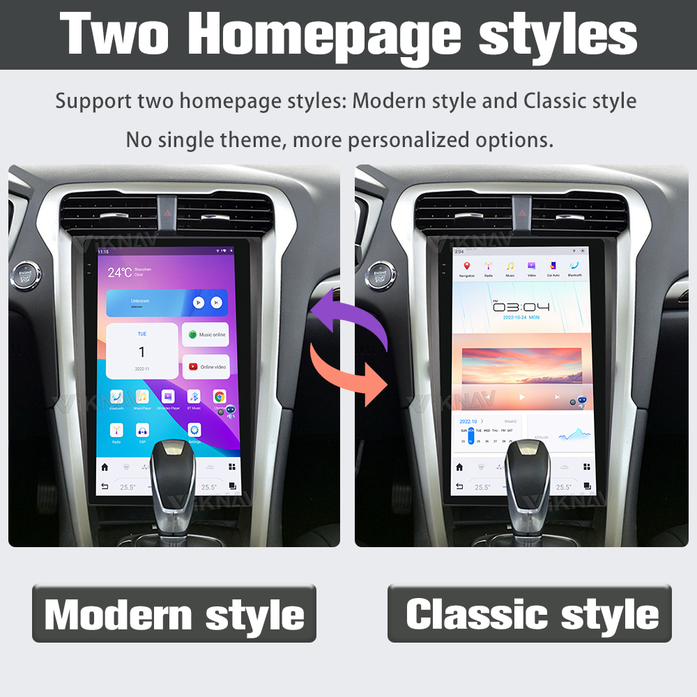 Wireless Android 11 Car Radio For Ford Mondeo 2013-2021 GPS Navigation