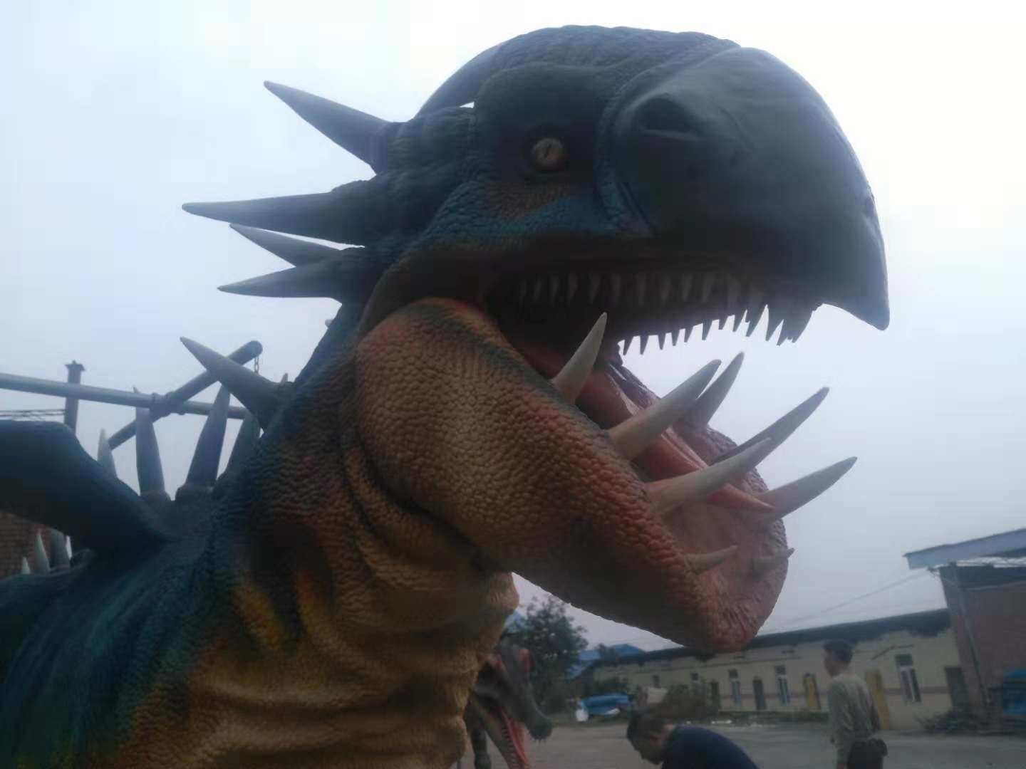 Custom Movement Action Figure Realistic Animatronic Animals Dinosaur Character Costume