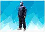 Non Allergic Disposable Work Coveralls , Breathable Disposable Coveralls Durable