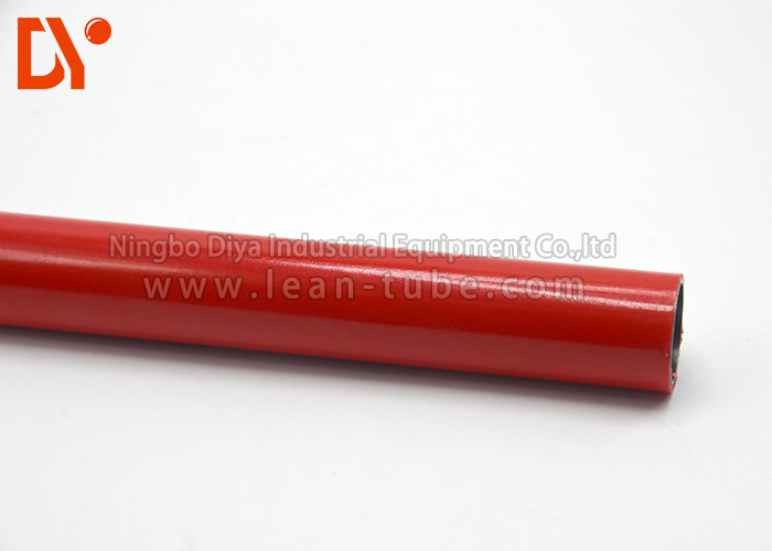 Thick Wall Plastic Coated Steel Tube Large Loading Capacity For Decoration