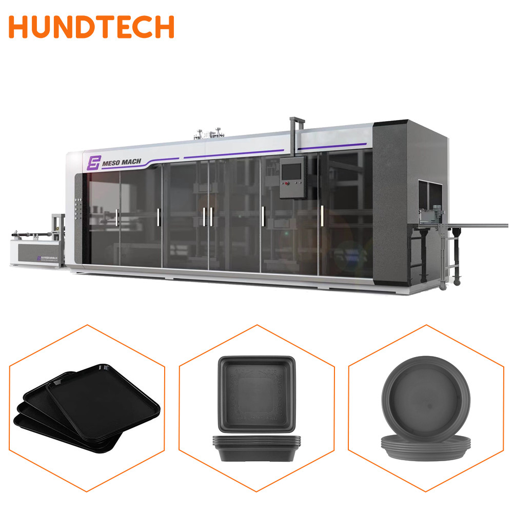 Hips PS Tray Blister Thermoforming Machine 12X2.7X2.4m 198KW