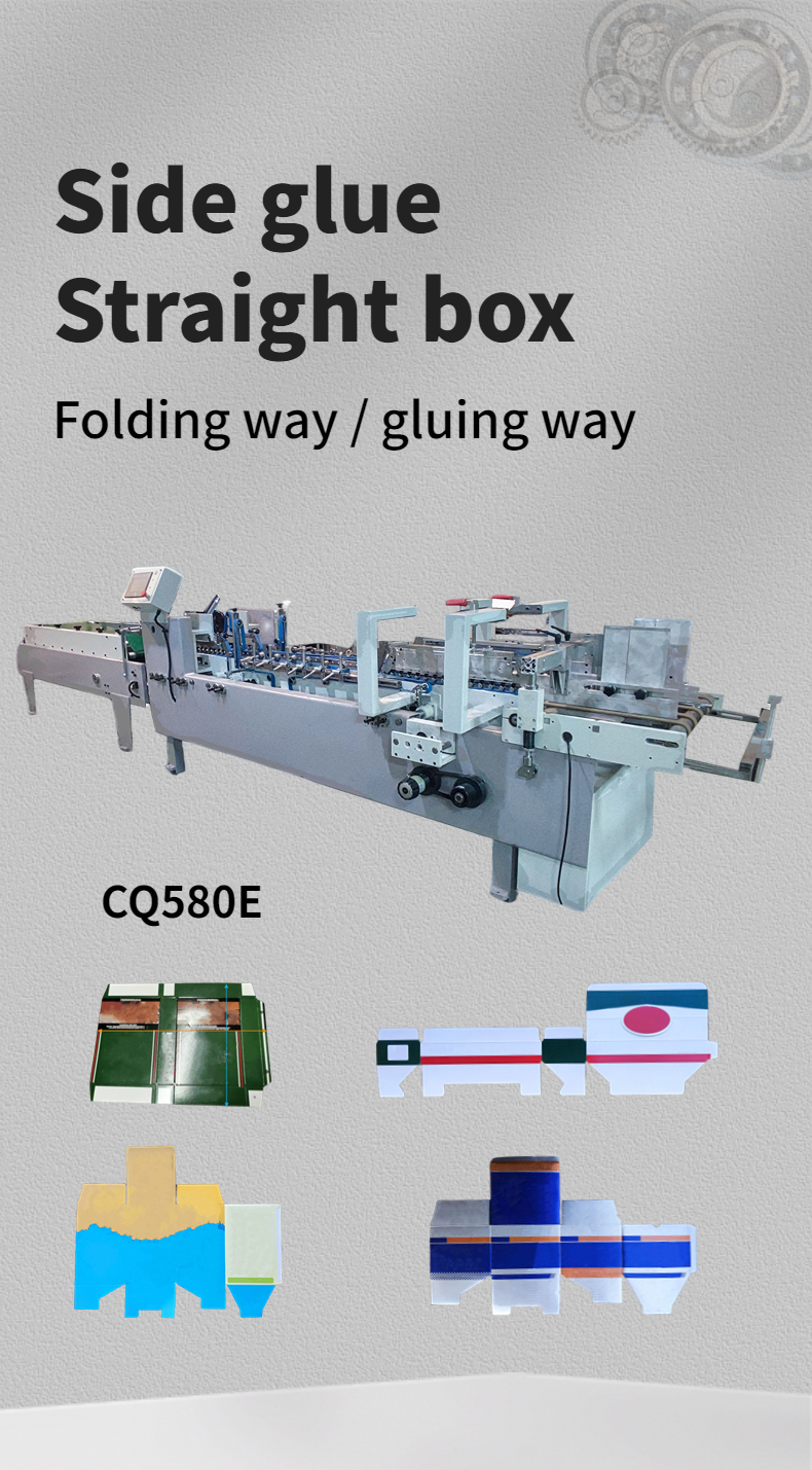 Automatic Box Making Folder Gluer Machine for Timely Delivery and Suitable Box Sizes