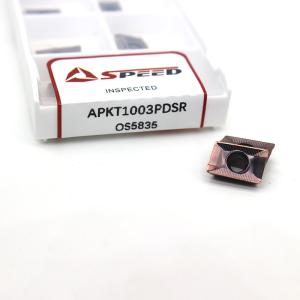 China Tungsten Indexable Apkt 1003 Inserts Apkt160408 RDMT Square Shape wholesale
