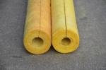 Yellow Fiber Glass Wool Pipe Insulation Material For Hot / Cold Pipe