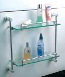 Bathroom accessories brass double luggage carrier & shelves