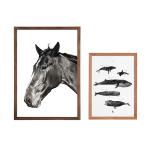 White 10x10 Thin Wood Picture Frames For Home Decoration
