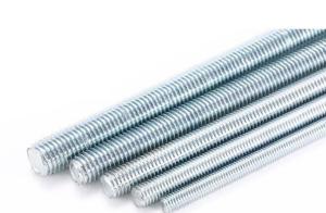 China M4-M36 HDG Stainless Steel Threaded Rod Grade 4.8 Carbon Steel Material wholesale