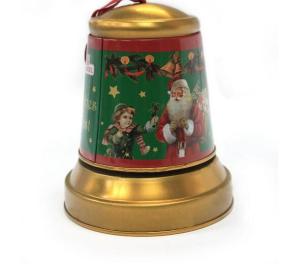 China Christmas Jingle Bell Tins for Candy wholesale
