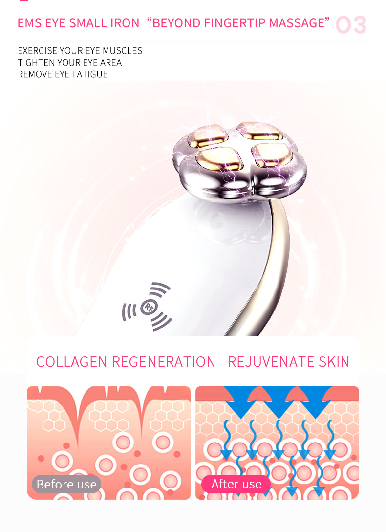 ROHS Certificate Anti Aging 2watt Eye Beauty Device