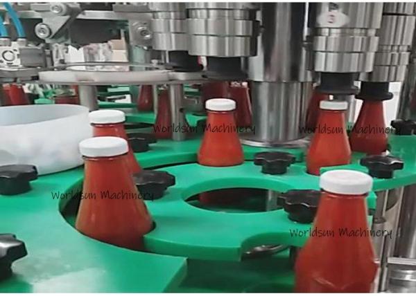 SUS316 5000BPH Ketchup Filling Machine ketchup bottle filling machine stainless