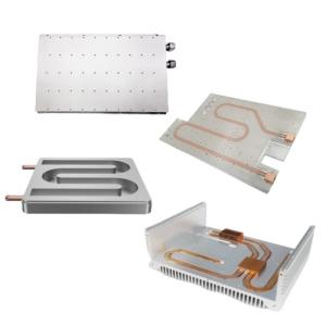 China Small Cold Plate Heat Sink Aluminum / Copper Material Cooling Solution wholesale