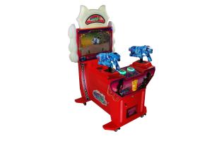 China Stereo Sound 2 Player 22&quot; Kids Shooting Game Machine wholesale