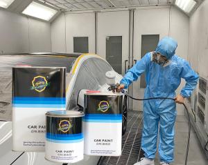 China Yellow Resistant High Heat Clear Coat Spray Paint Metallic 1k Acrylic Primer wholesale