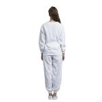 Hospital Surgical Anti Static Garments Used Long Sleeve White Cotton Gown