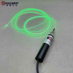 Coaxial Fiber Coupled Laser Diode Module 520nm 30mW 170um Corning Light