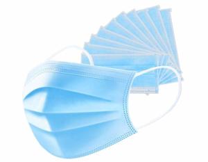 China Antiviral 3 Ply Disposable Face Mask Foldable High Filtration Capacity wholesale