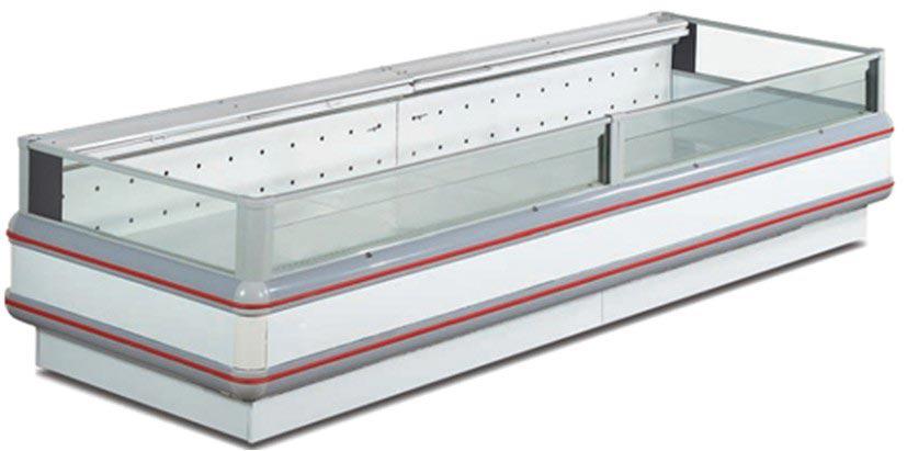Seafood Supermarket Island Freezer -20°C Low Temperature Famous Brand Compressor