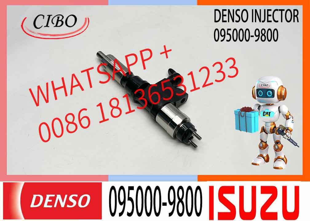 Common Rail Injector 095000-9800 8-98219181-0 For ISUZU