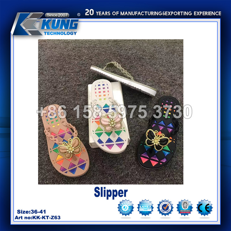 Anti Abrasion Womens Fashion Slippers , Lightweight Stylish Slippers For Ladies