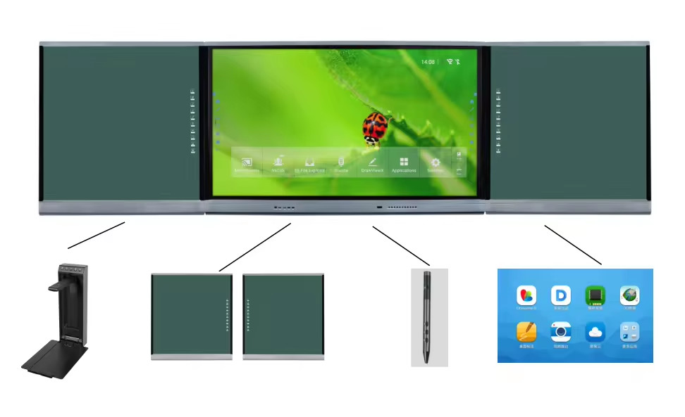 86 Inch All In One Smart Touch Board Infrared Intelligent Blackboard Interact Whiteboards