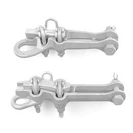 China Dead Ends Bolted Aluminum Straight Line Strain Clamp 45KN wholesale