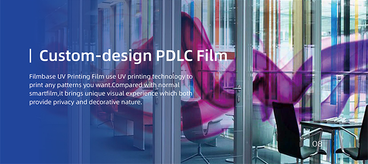 PDLC Smart Film Change Color Privacy Control Screen Film In Roll