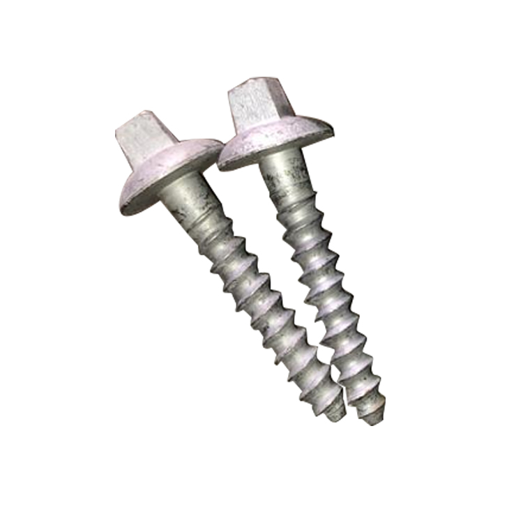 Large mechanical Dacromet 110B Hot Dip Galvanizing Serrated Hex Flange Head Concrete Screw Anchor