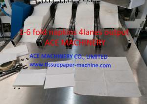 China 406*380mm1/8 Folding 4 Lanes Napkin Tissue Paper Machine wholesale