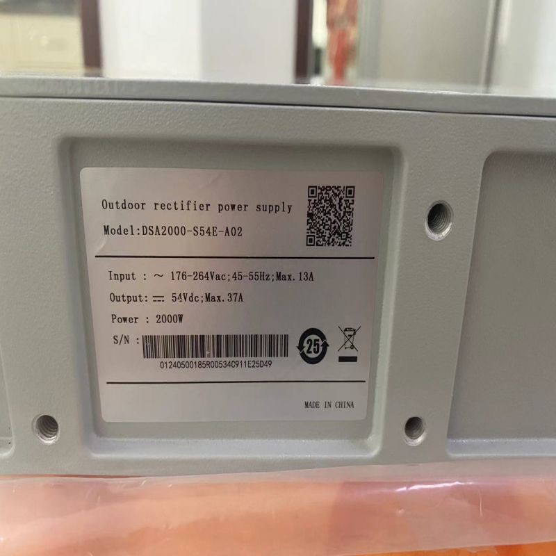 ZTT Waterproof Outdoor Rectifier Power Supply DC Output 54Vdc 2000w DSA2000-S54E-A02