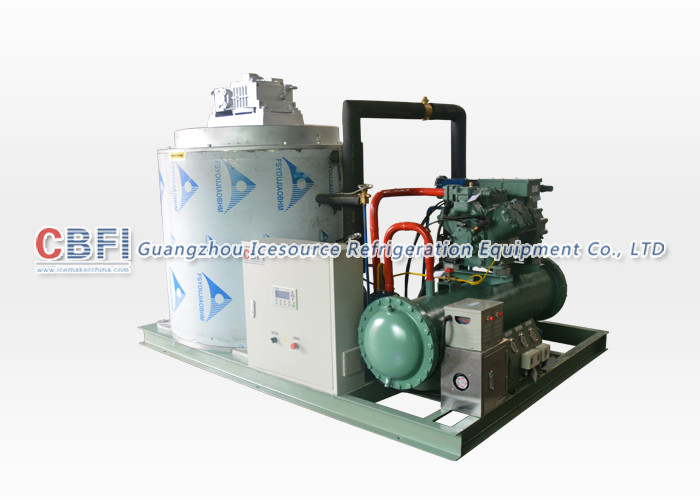 Automatic Quick 1 - 60 Tons Flake Ice Machine For Fruit And Vegetable Preservation