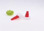 No Spill Plastic Bottle Lids , Customized Silicone Stretch Lids 28/410